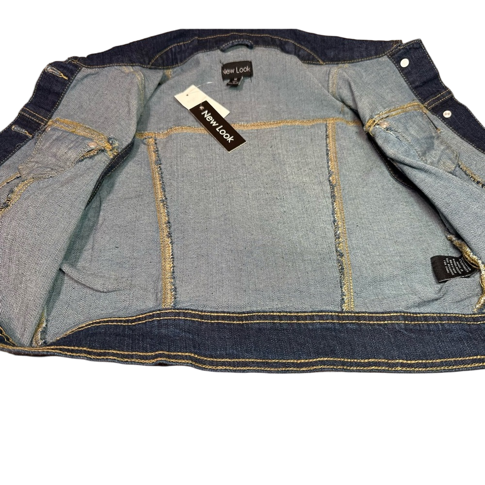New Look Jean button up vest SIZE MEDIUM - Picture 2 of 6